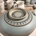 Kristīnes Nicmanes veidotie keramikas trauki